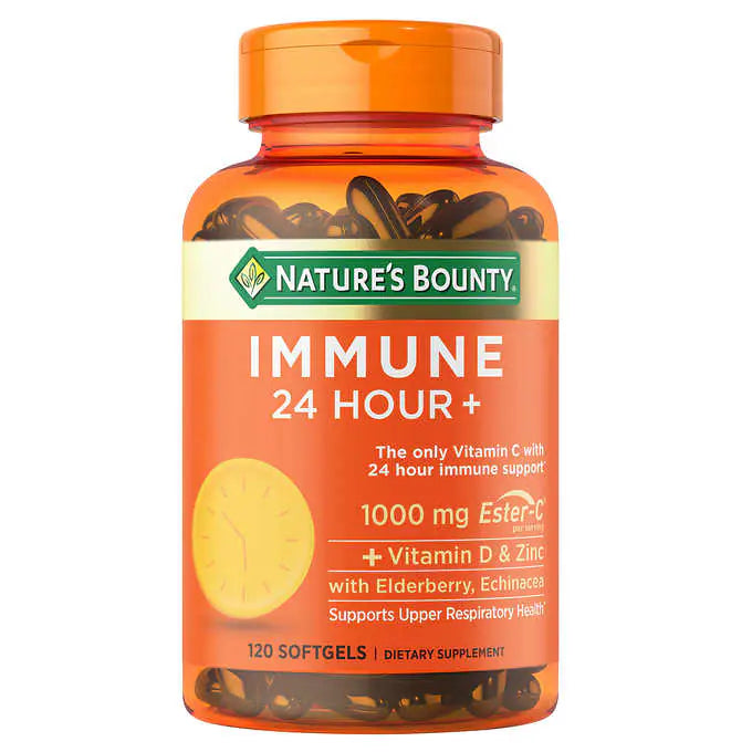 NATURE’S BOUNTY IMMUNE 24 HOUR+ 120 SOFTGELS