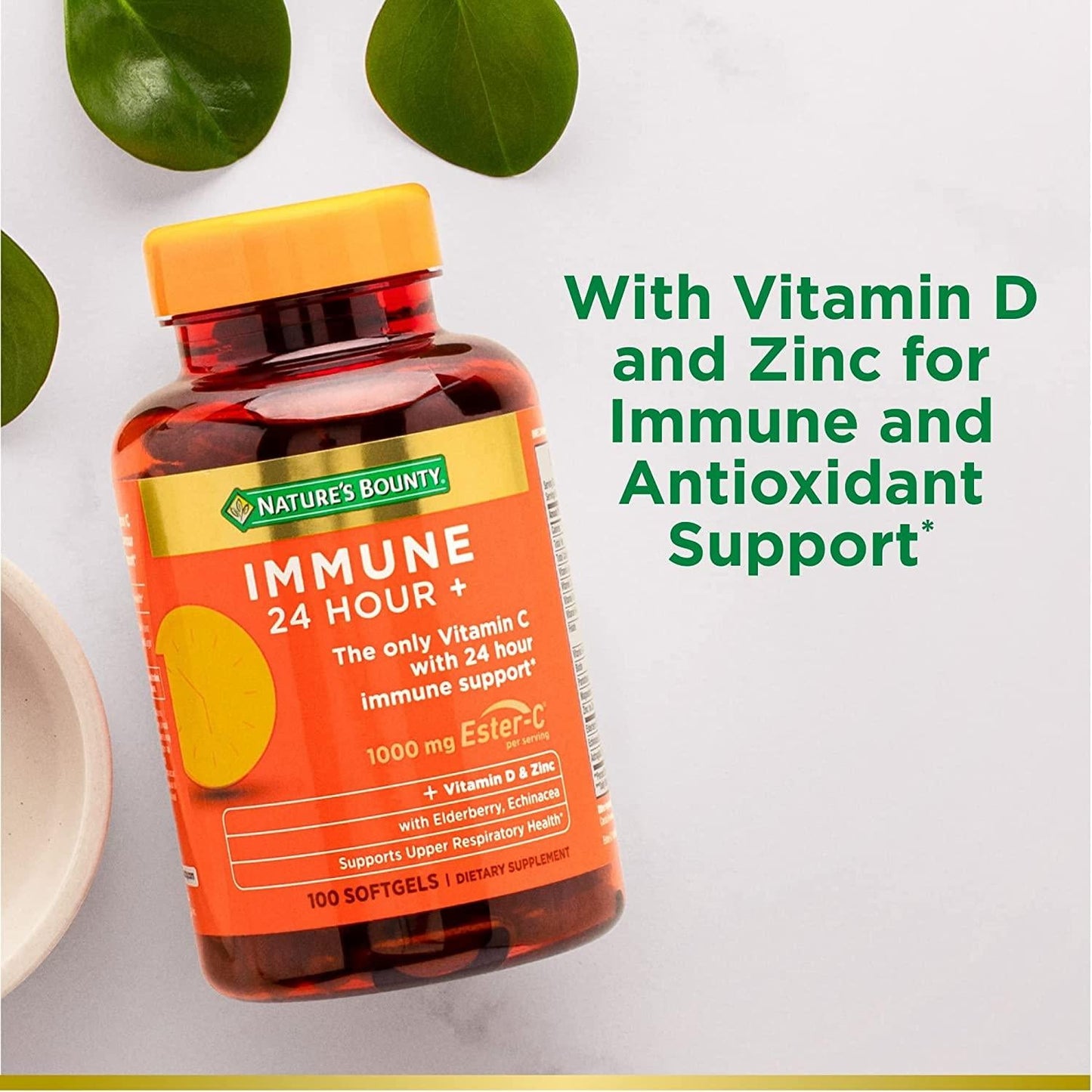 NATURE’S BOUNTY IMMUNE 24 HOUR+ 120 SOFTGELS