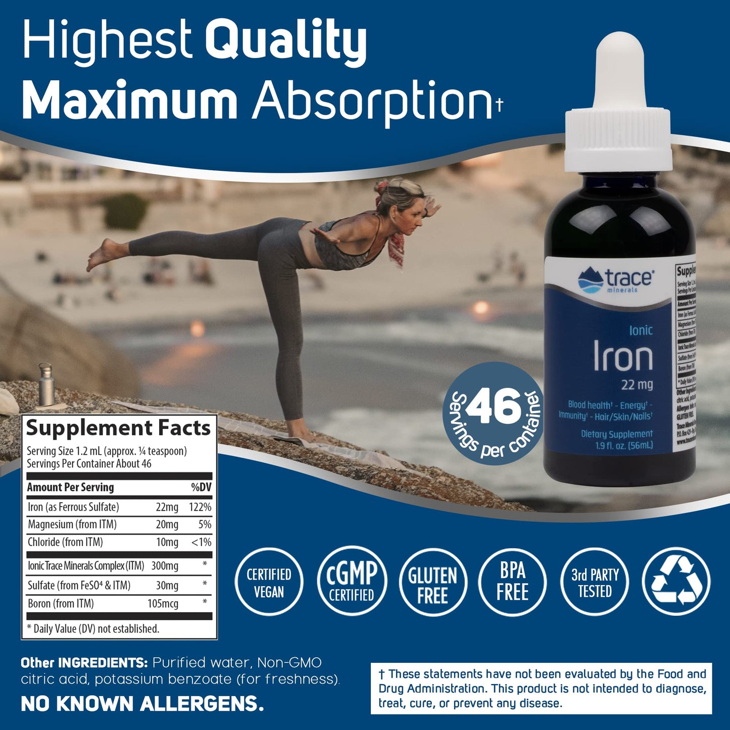 TRACE IRON 22MG