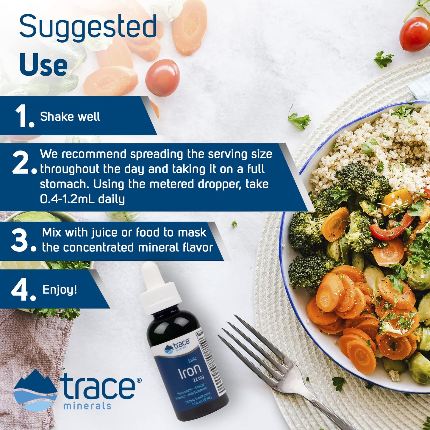 TRACE IRON 22MG