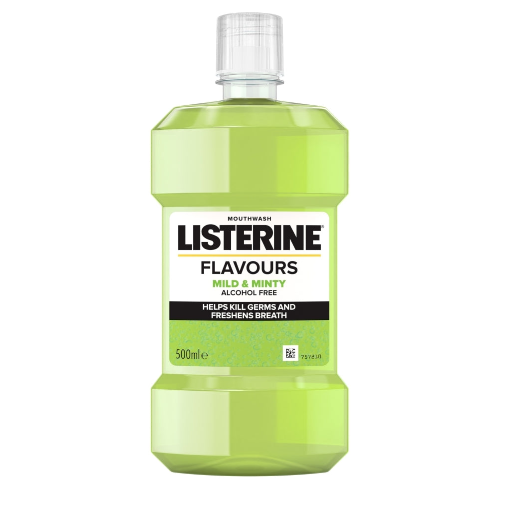 LISTERINE FLAVOURS WILD & MINTY MOUTHWASH