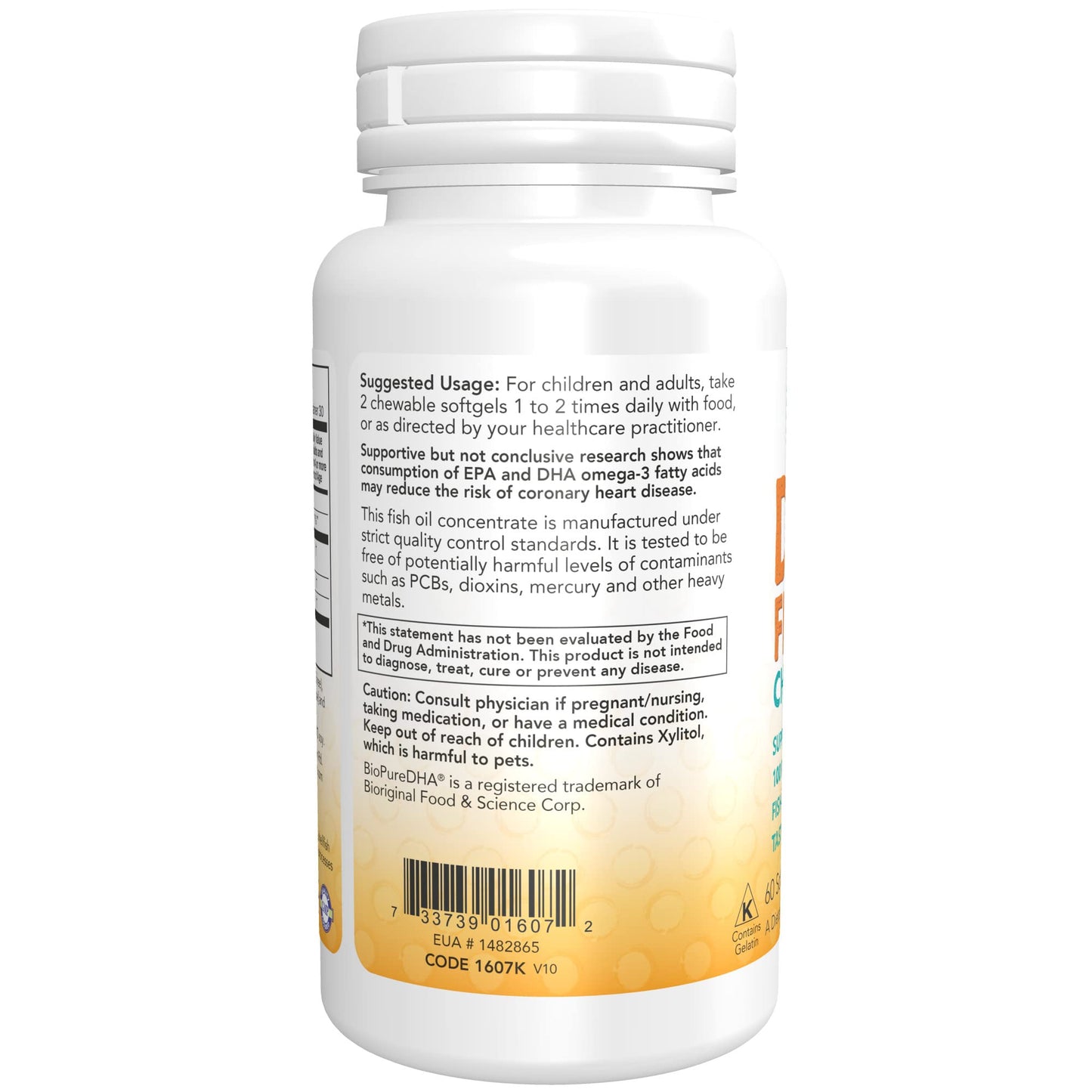 NOW KIDS DHA FISH OIL CHEWABLES