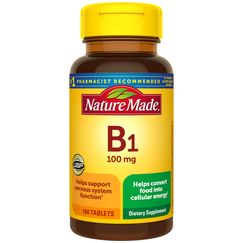 NATURE MADE B1 100MG TABLETS