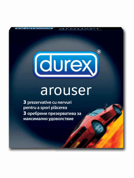 DUREX, 3 CONDOMS Durex Arouser