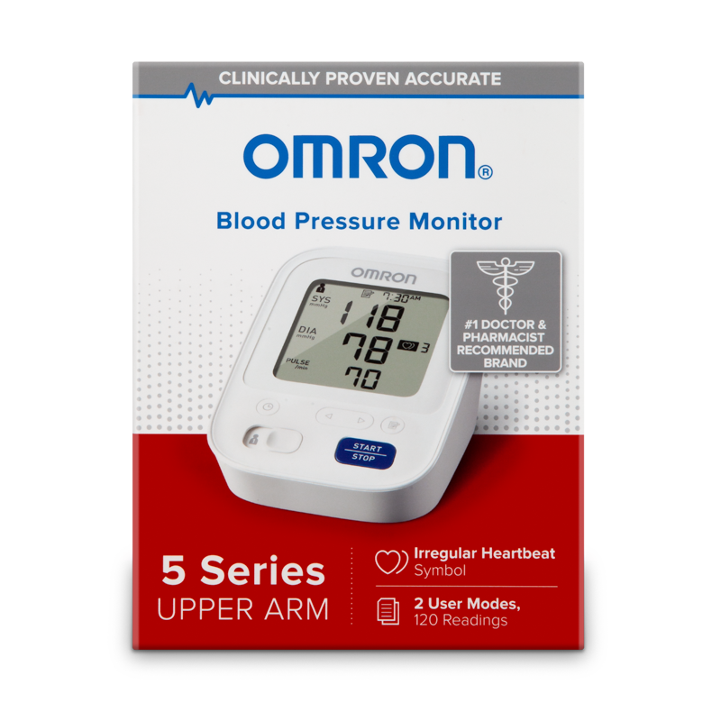 OMRON BLOOD PRESSURE MONITOR 5 SERIES