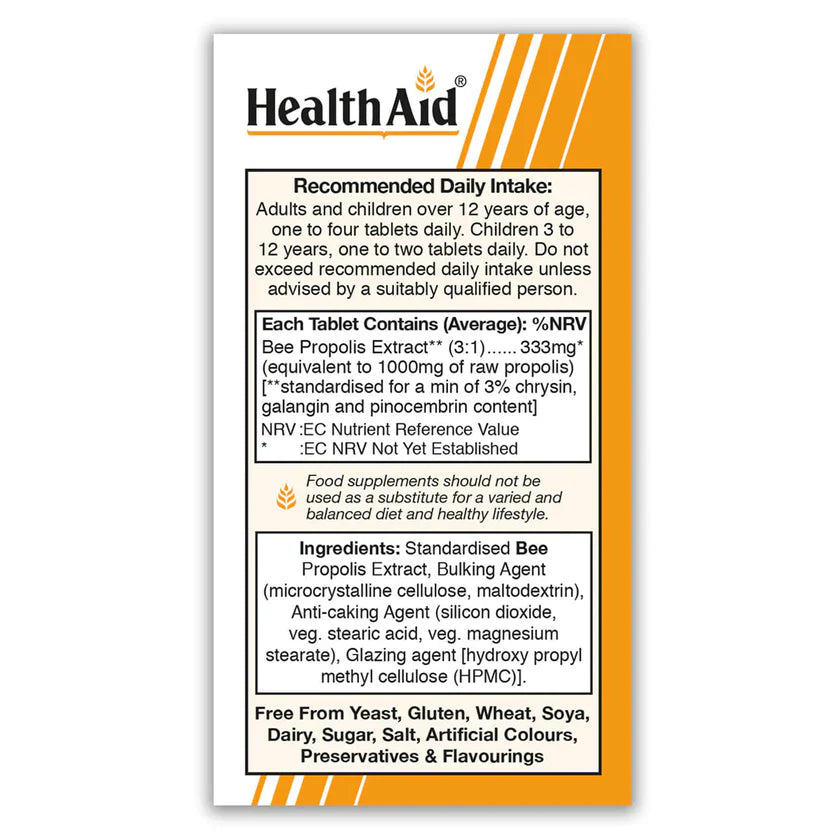 HEALTHAID BEE PROPOLIS 1000MG