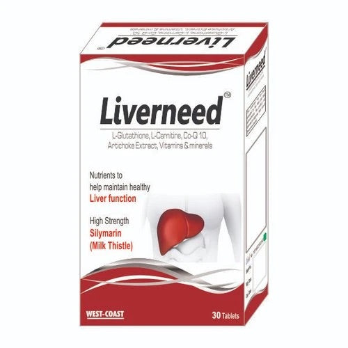 Liverneed Tablets  Multivitamin Support for Healthy Liver Function  Caplet