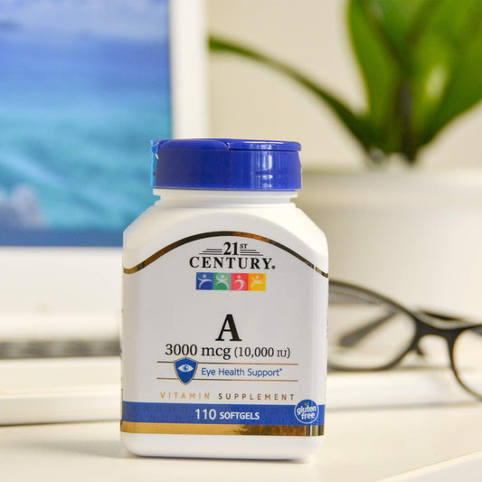 21ST CENTURY A 3000MCG (10,000IU), 110 SOFTGELS