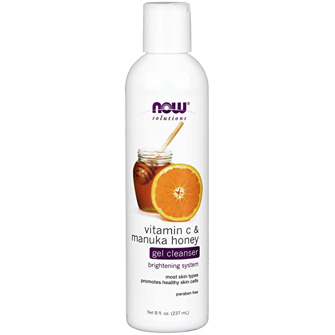 NOW VITAMIN C & MANUKA HONEY GEL CLEANSER 237ML