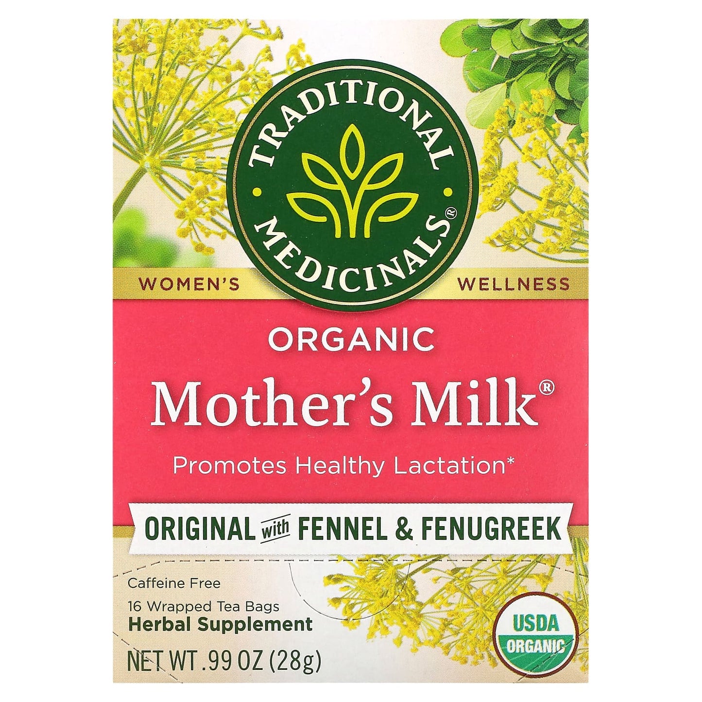 TRADITIONAL MEDICINALS ORGANIC MOTHER’S MILK 28G