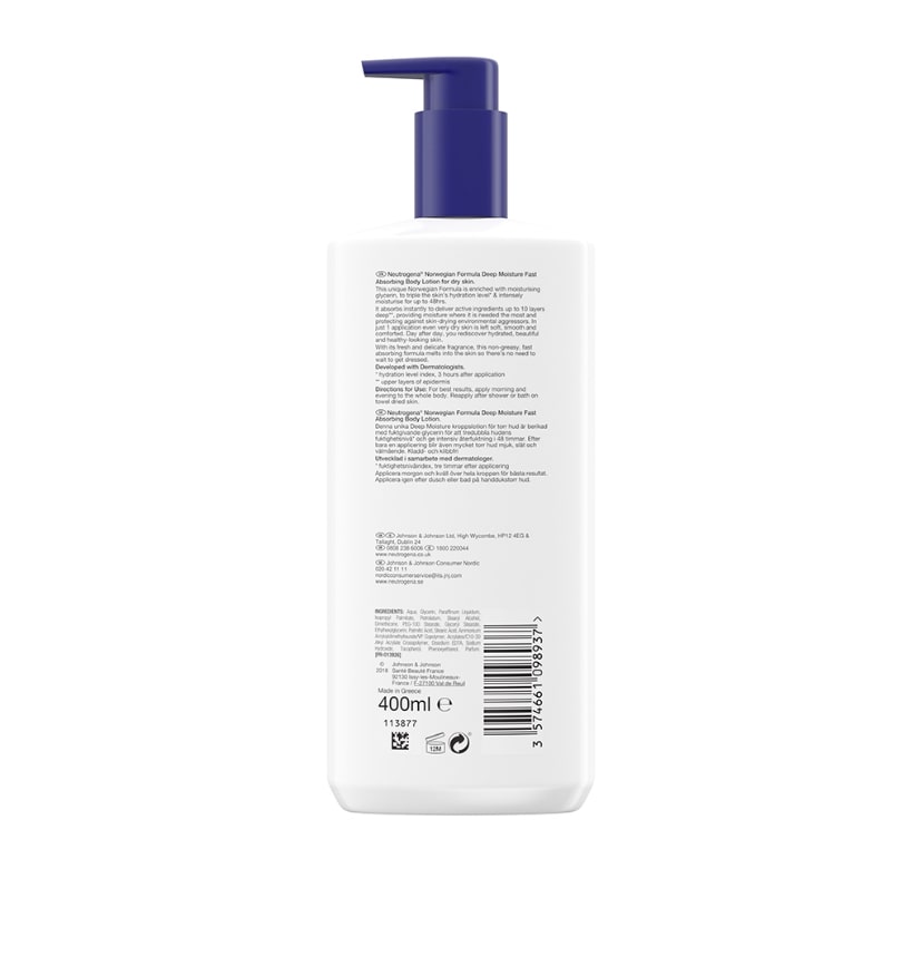 NEUTROGENA DEEP MOISTURE BODY LOTION
