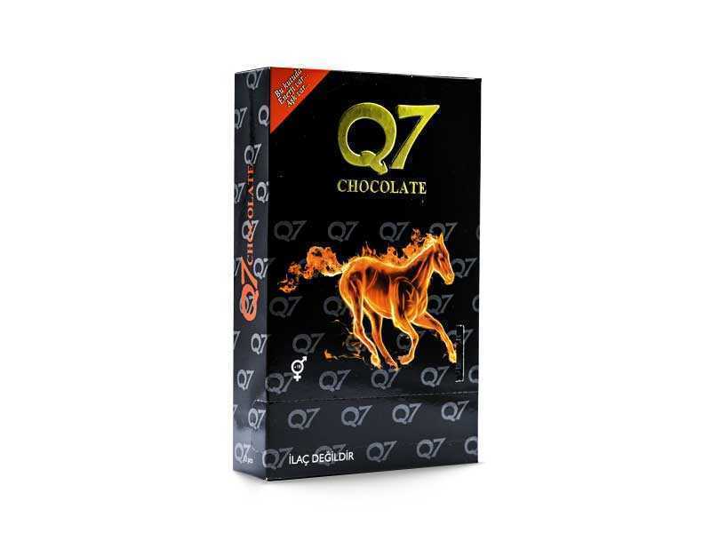 Q7 CHOCOLATE, SOLD PER BAR (12 BARS IN A PACK)