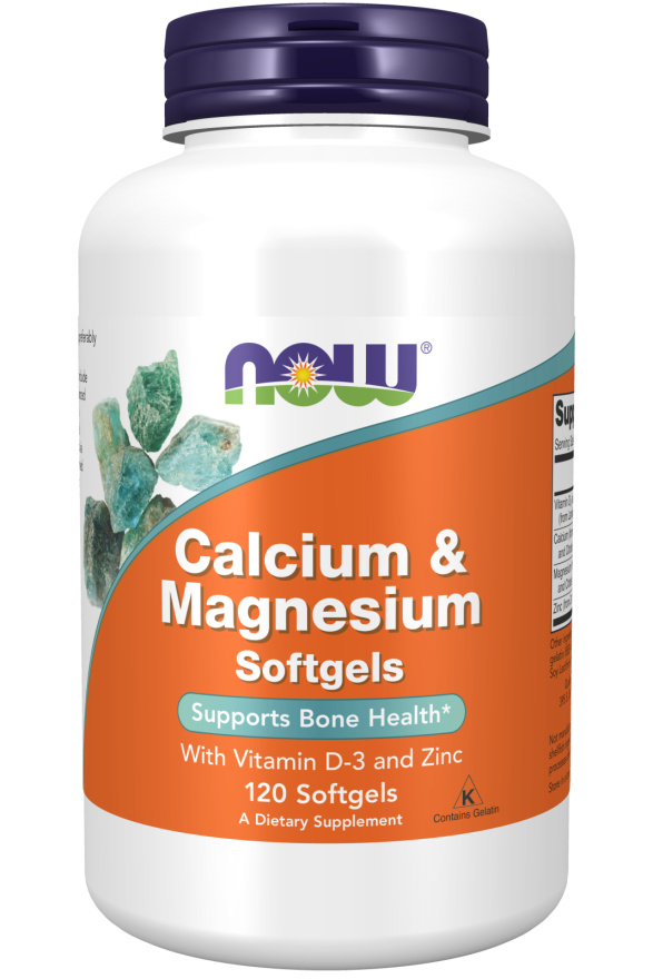 NOW CALCIUM & MAGNESIUM, 120 SOFTGELS