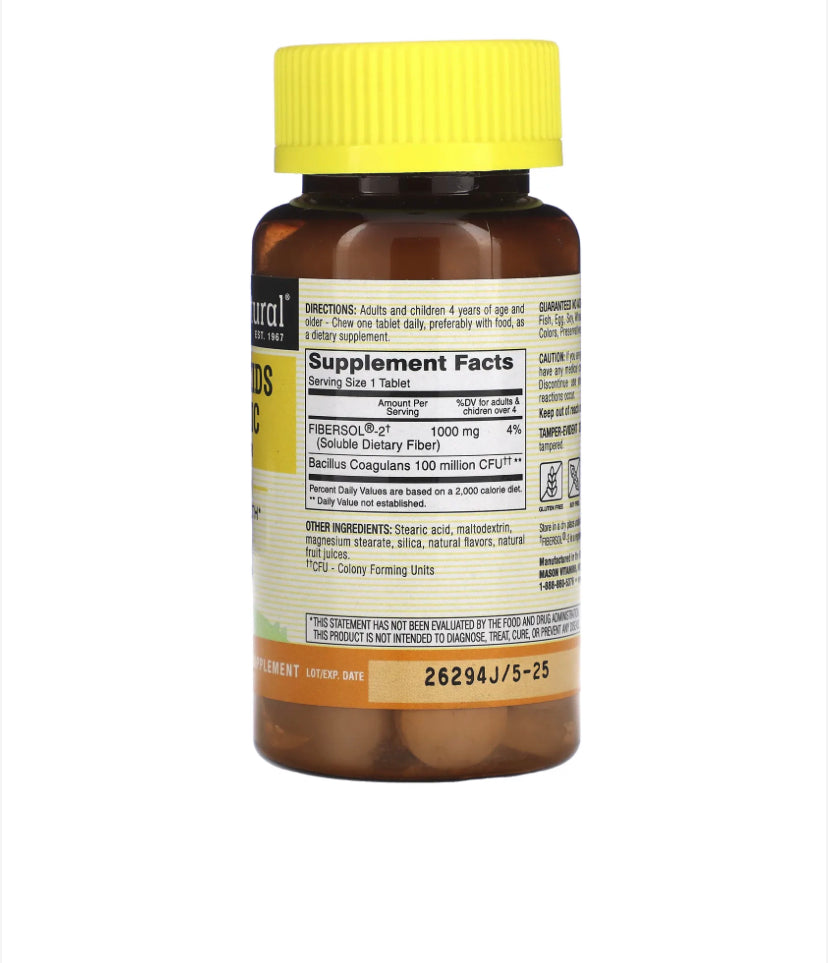 MASON NATURAL HEALTHY KIDS PROBIOTIC WITH FIBER