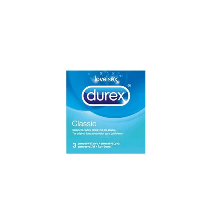 DUREX, 3 CONDOMS Durex Classic