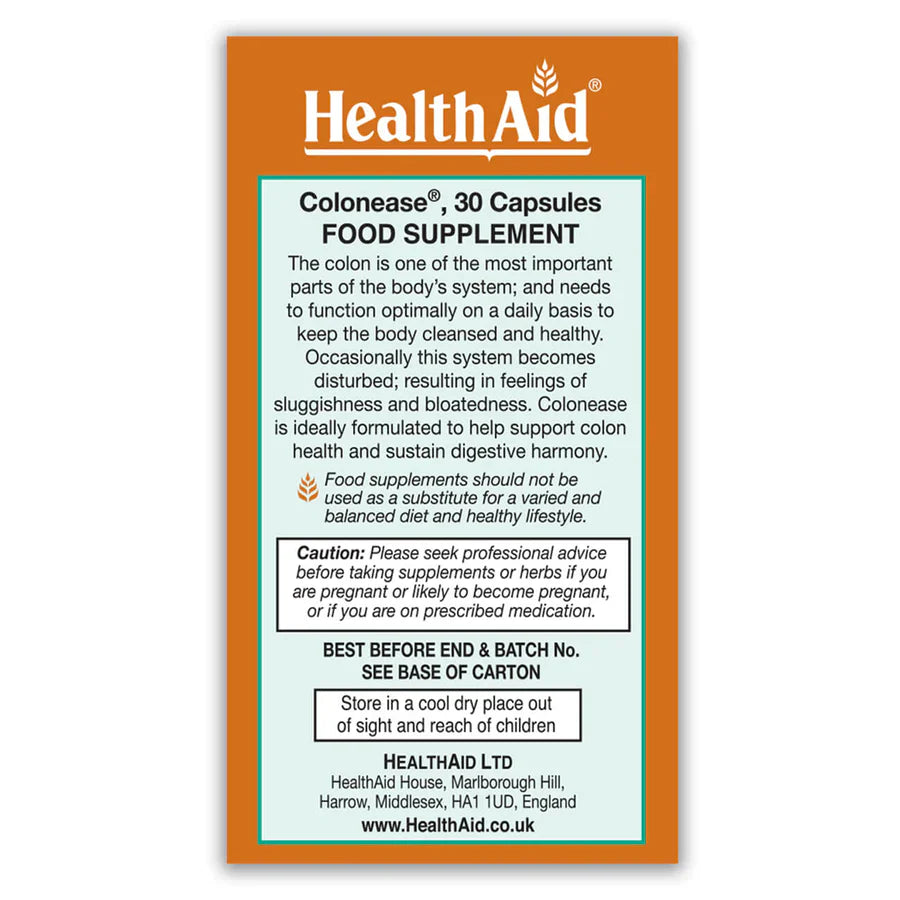 HEALTHAID COLONEASE CAPSULES
