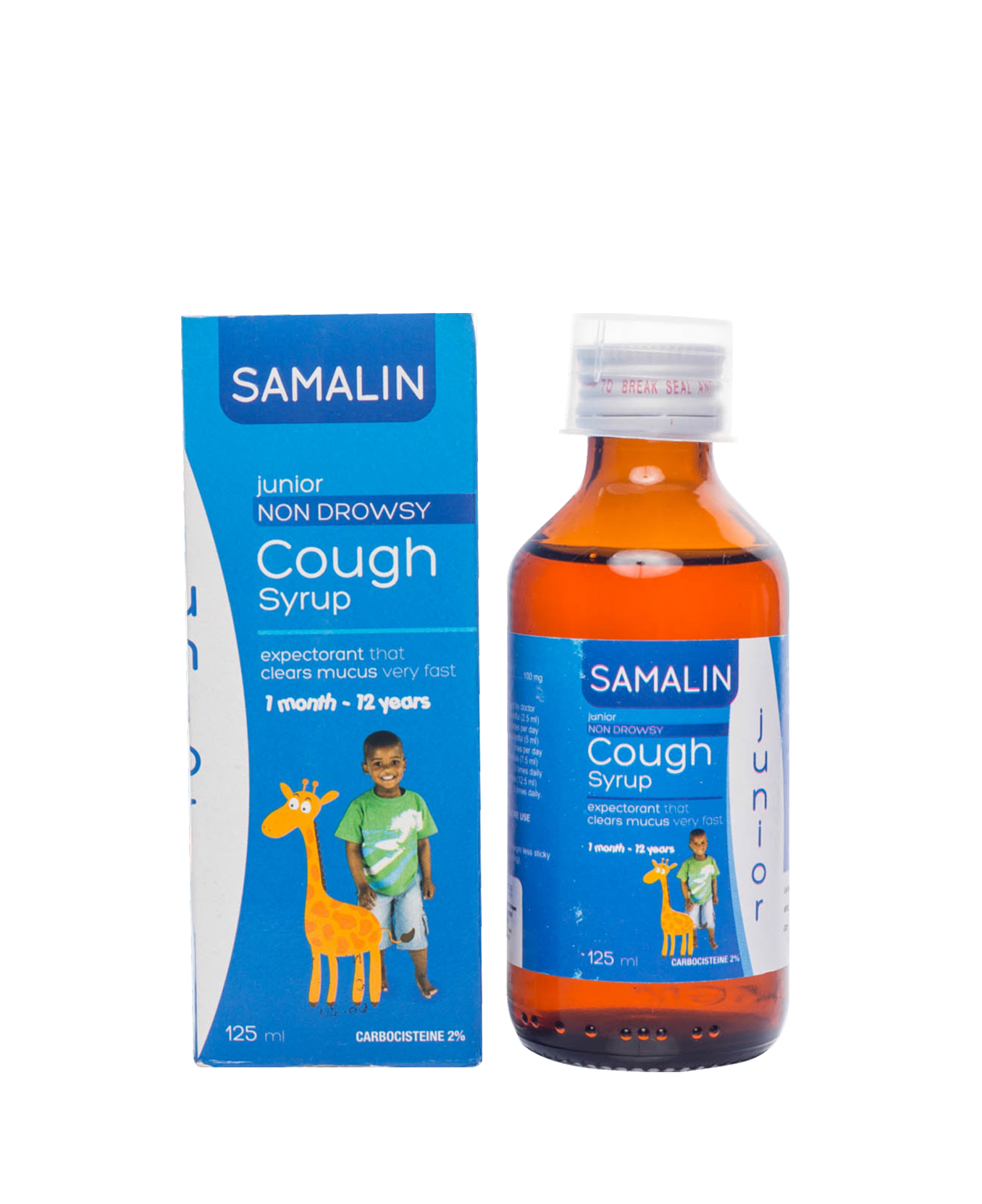 SAMALIN JUNIOR NON-DROWSY COUGH SYRUP