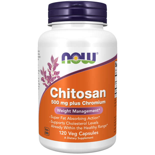 NOW CHITOSAN 500MG PLUS CHROMIUM CAPSULES