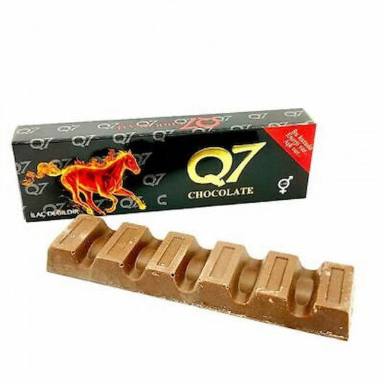 Q7 CHOCOLATE, SOLD PER BAR (12 BARS IN A PACK)
