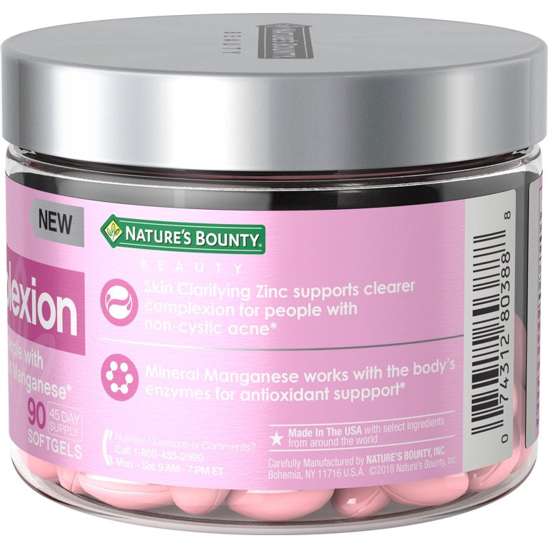 NATURE’S BOUNTY CLEARCOMPLEXION, 90 SOFTGELS