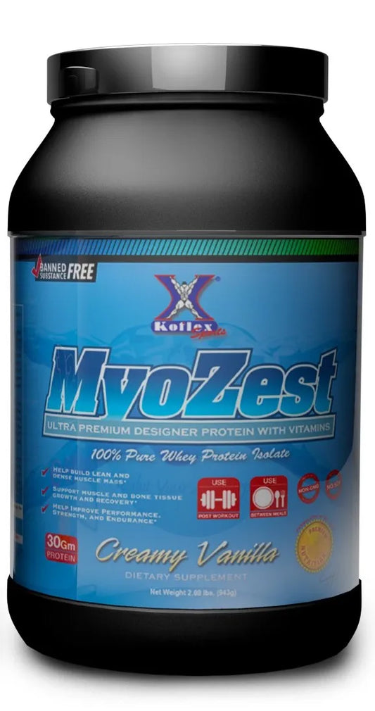 MYOZEST 100% PURE WHEY PROTEIN ISOLATE CREAMY VANILLA
