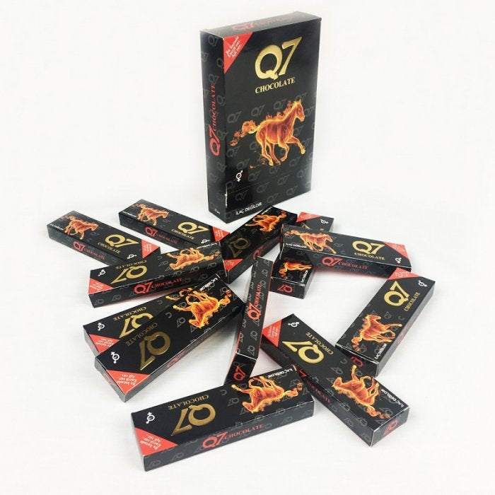Q7 CHOCOLATE, SOLD PER BAR (12 BARS IN A PACK)
