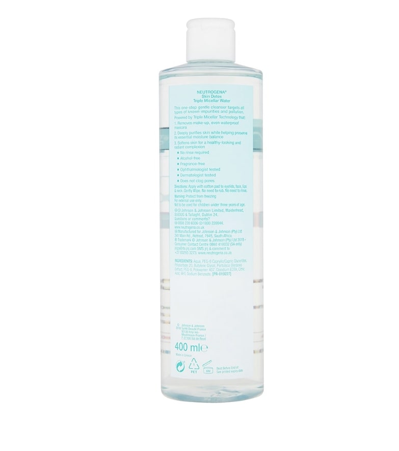 NEUTROGENA SKIN DETOX TRIPLE MICELLAR WATER