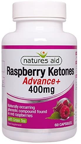 NATURES AID RASPBERRY KETONES ADVANCE+ 400MG, 60 CAPSULES