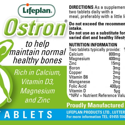 LIFEPLAN OSTRON, 60 TABLETS