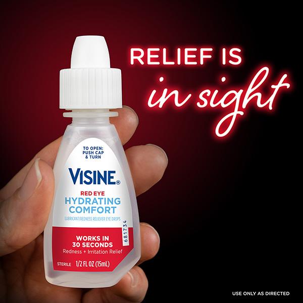 VISINE RED EYE HYDRATING COMFORT EYE DROPS