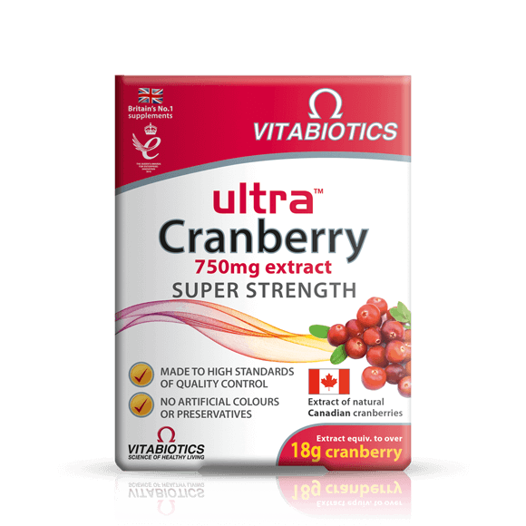 VITABIOTICS ULTRA CRANBERRY 750MG EXTRACT SUPER STRENGTH