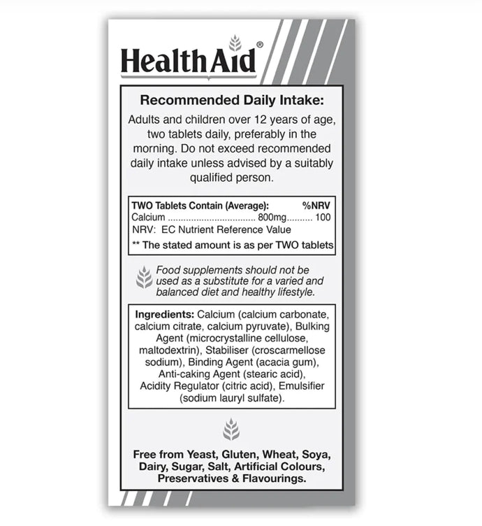 HEALTHAID CALCIUM COMPLETE 800MG, 120 TABLETS