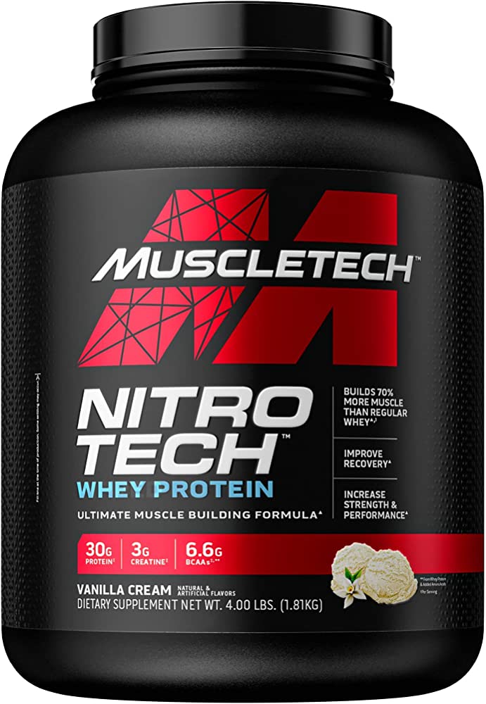 MUSCLETECH NITRO TECH WHEY PROTEIN