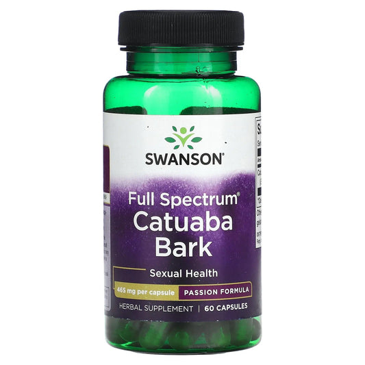 Pre-Order | Arrives in 5–10 Days – Swanson
Full Spectrum Catuaba Bark, 465 mg, 60 Capsules