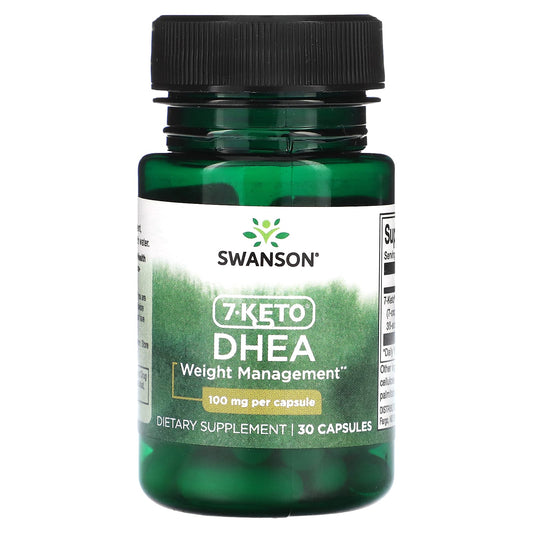 Pre-Order | Arrives in 5–10 Days – Swanson
7-Keto DHEA, 100 mg, 30 Capsules