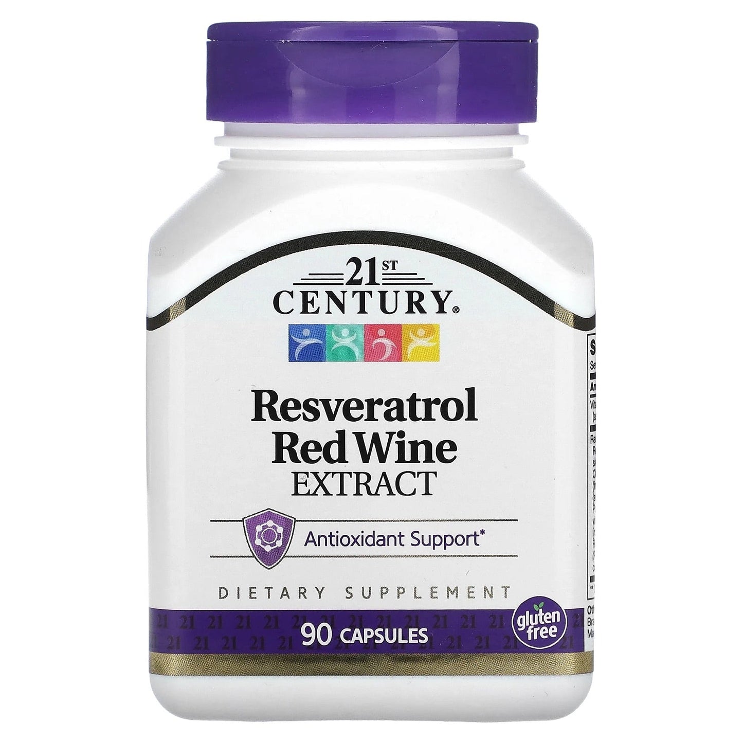 Pre-Order | Arrives in 5–10 Days – 21st Century
Resveratrol Red Wine Extract, 90 Capsules