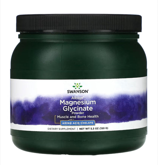 Pre-Order | Arrives in 5–10 Days – SWANSON ALBION MAGNESIUM GLYCINATE POWDER 150G