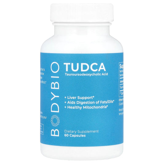 Pre-Order | Arrives in 5–10 Days – BodyBio
TUDCA, 500 mg , 60 Capsules (250 mg per Capsule)