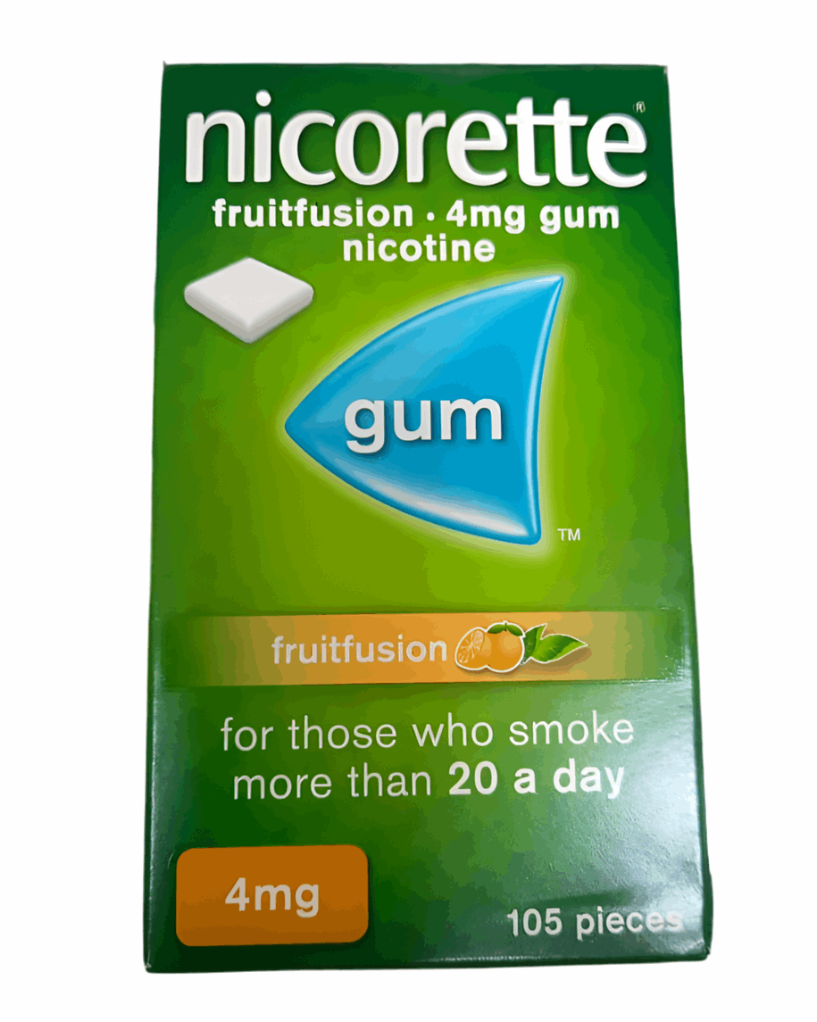 NICORETTE FRUITFUSION 4MG GUM,150 PIECES
