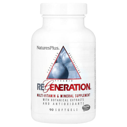 Pre-Order | Arrives in 5–10 Days – NaturesPlus
Regeneration, Multi-Vitamin & Mineral Supplement, 90 Softgels