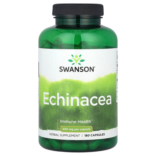 Pre-Order | Arrives in 5–10 Days – Swanson
Echinacea, 400 mg, 180 Capsules