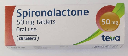 SPIRONOLACTONE 50MG, 28 TABLETS (TEVA)