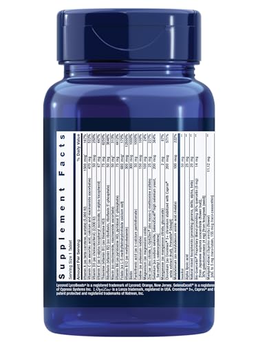 Pre-Order | Arrives in 5–10 Days – Life Extension One-Per-Day Multivitamin – Packed with Over 25 Vitamins, Minerals & Plant Extracts, Quercetin, 5-MTHF Folate & More – 1-Daily, Non-GMO, Gluten-Free – 60 Tablets