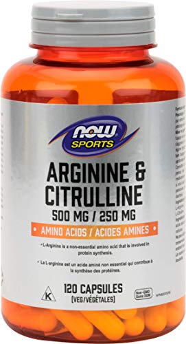 NOW FOODS ARGININE & CITRULLINE 120 CAPSULES