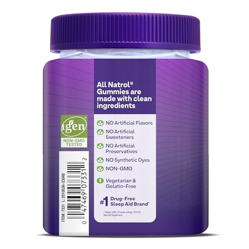 Pre-Order | Arrives in 5–10 Days – Natrol Melatonin Gummies, Sleep Support, 90 Strawberry-Flavored Adult Melatonin Gummies, 10 mg Sleep Aids for Adults