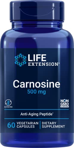 Pre-Order | Arrives in 5–10 Days – Life Extension Carnosine, Healthy Aging, Exercise Recovery, Gluten-Free, Non-GMO, Vegetarian, 60 Capsules