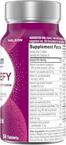 Pre-Order | Arrives in 5–10 Days – Centrum Age Defy for Women, All-in-1 High Potency Multivitamin + Healthy Aging Supplement, Multivitamin Blend with Resveratrol, and Niacin for NAD+ Level Support, Aluminium Bottle, 56 Tablets