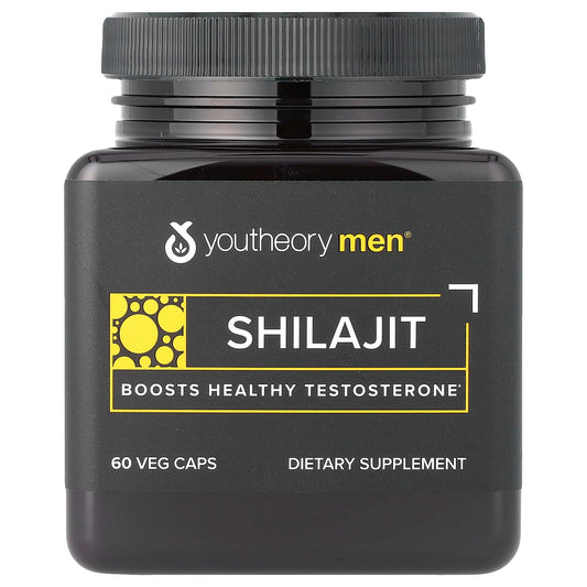 Pre-Order | Arrives in 5–10 Days – Youtheory
Men®, Shilajit, 250 mg, 60 Veg Caps