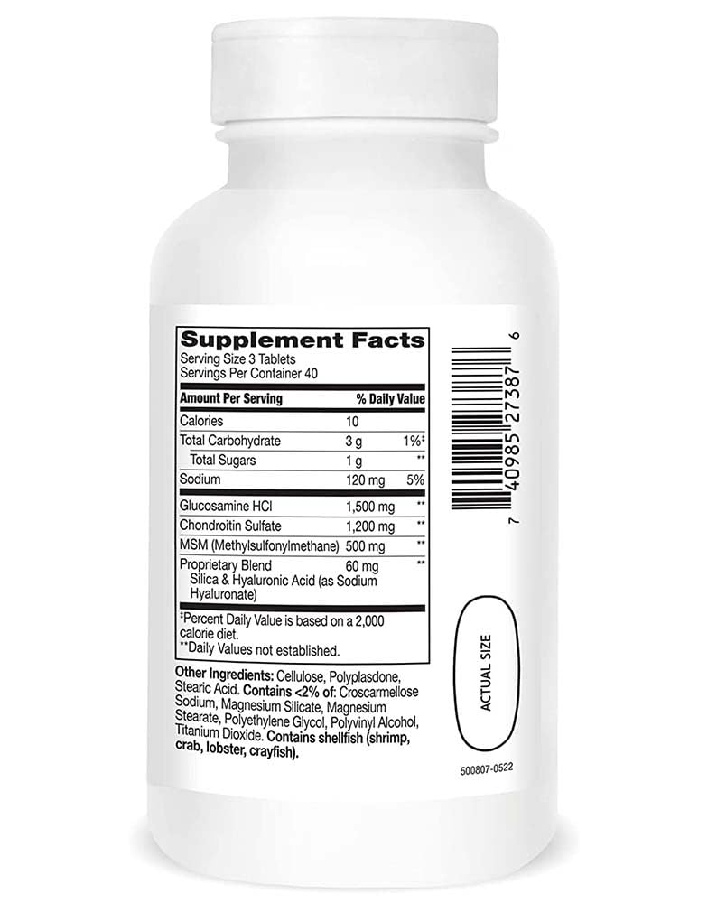 Pre-Order | Arrives in 5–10 Days – 21st Century Glucosamine and Chondroitin Plus Tablets, 120 Count