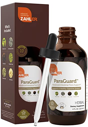 Pre-Order | Arrives in 5–10 Days – Zahler - ParaGuard Cleanse Liquid Drops - Gut Health Detox Supplement - Formula has Wormwood, Garlic Bulb, Pumpkin Seed, Clove & More - Natural Cleanse Detox for Humans - Certified Kosher (4 Oz)